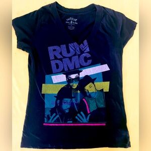 Vintage Run DMC V-Neck Tee